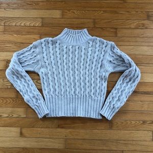 Aritzia Wilfred Cropped Merino Wool Sweater